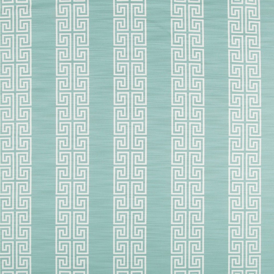 GREEK STRIPE | WATER - Upholstery - Fabric