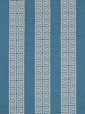 GREEK STRIPE | CALYPSO BLUE - Upholstery - Fabric