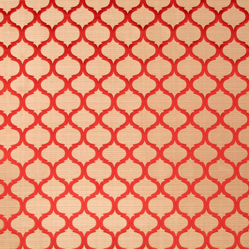 Carnaval Tile | Tomato - Drapery - Fabric