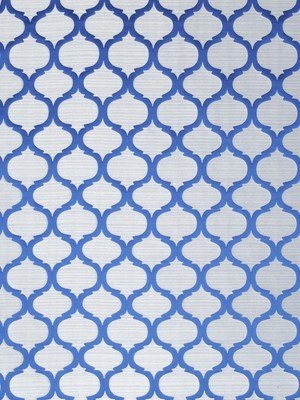 Carnaval Tile | Island Blue - Drapery - Fabric