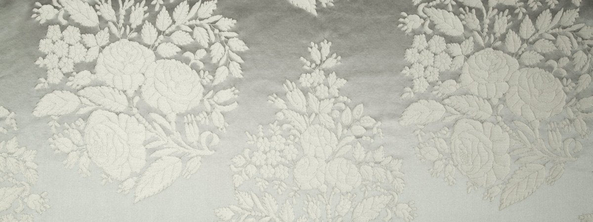 Amazon Flower | Platinum - Drapery - Fabric