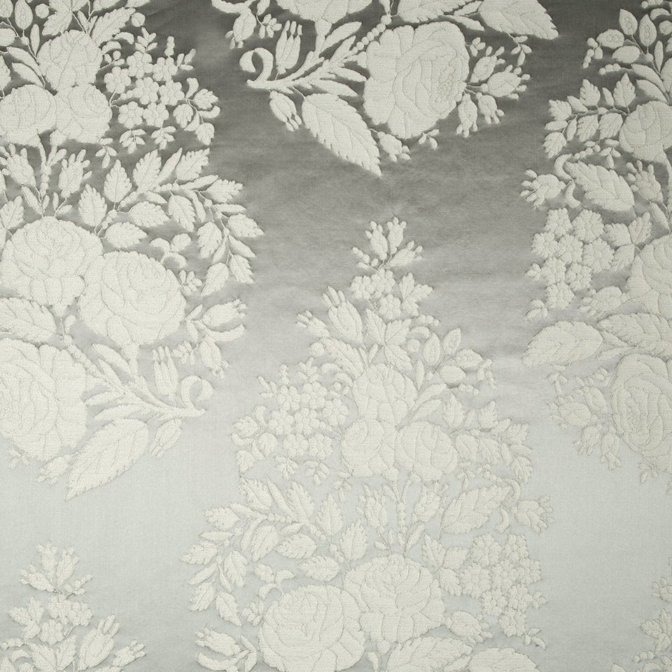 Amazon Flower | Platinum - Drapery - Fabric