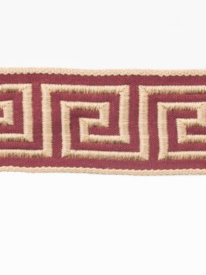 Greek Key Braid | Classic Crimson - Trim