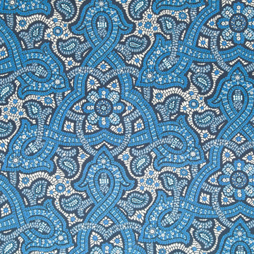 SAMBA PAISLEY | SAPPHIRE - Drapery - Fabric