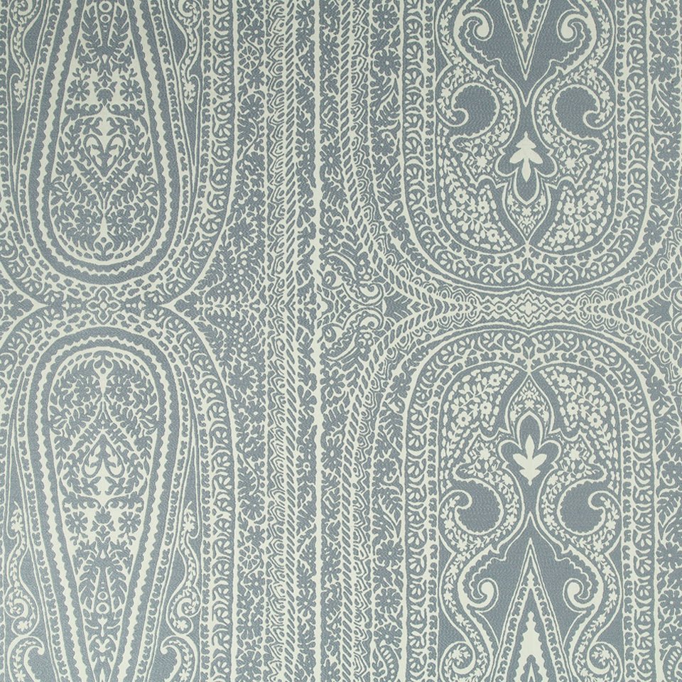 Padra Paisley | Ice - Upholstery - Fabric