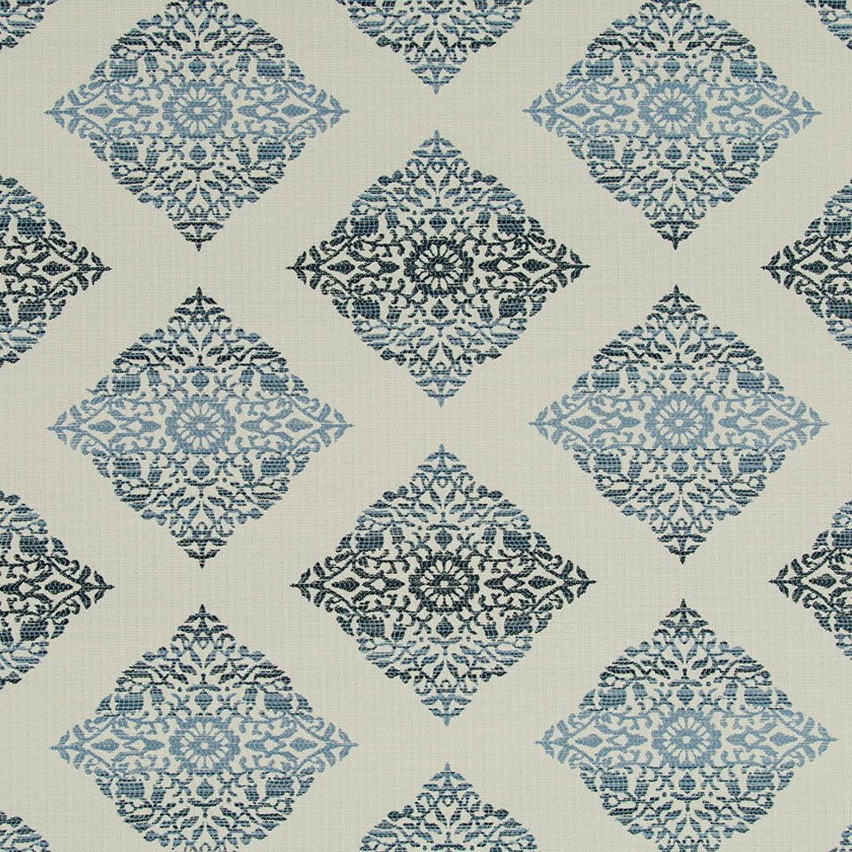 Bikram Fret Bk | Twilight - Upholstery - Fabric