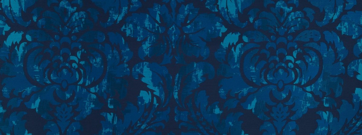CHAMBORD FRAME | BATIK BLUE - Drapery - Fabric