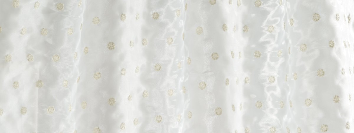 METALLIC DOTS | PEARL - Drapery - Fabric