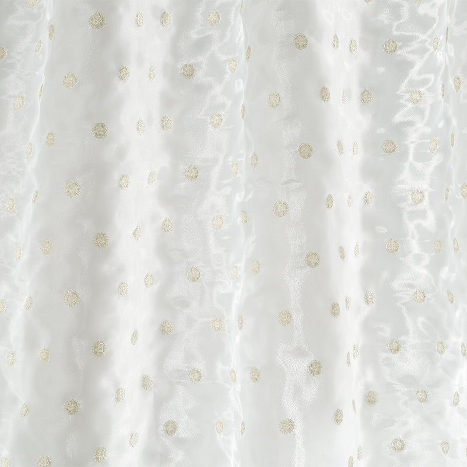 METALLIC DOTS | PEARL - Drapery - Fabric
