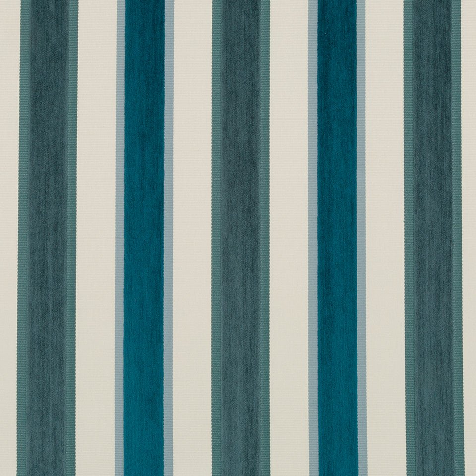 HIGH LO STRIPE | BLUE PINE - Upholstery - Fabric