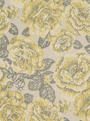 Rose Pixel | Citrus - Upholstery - Fabric