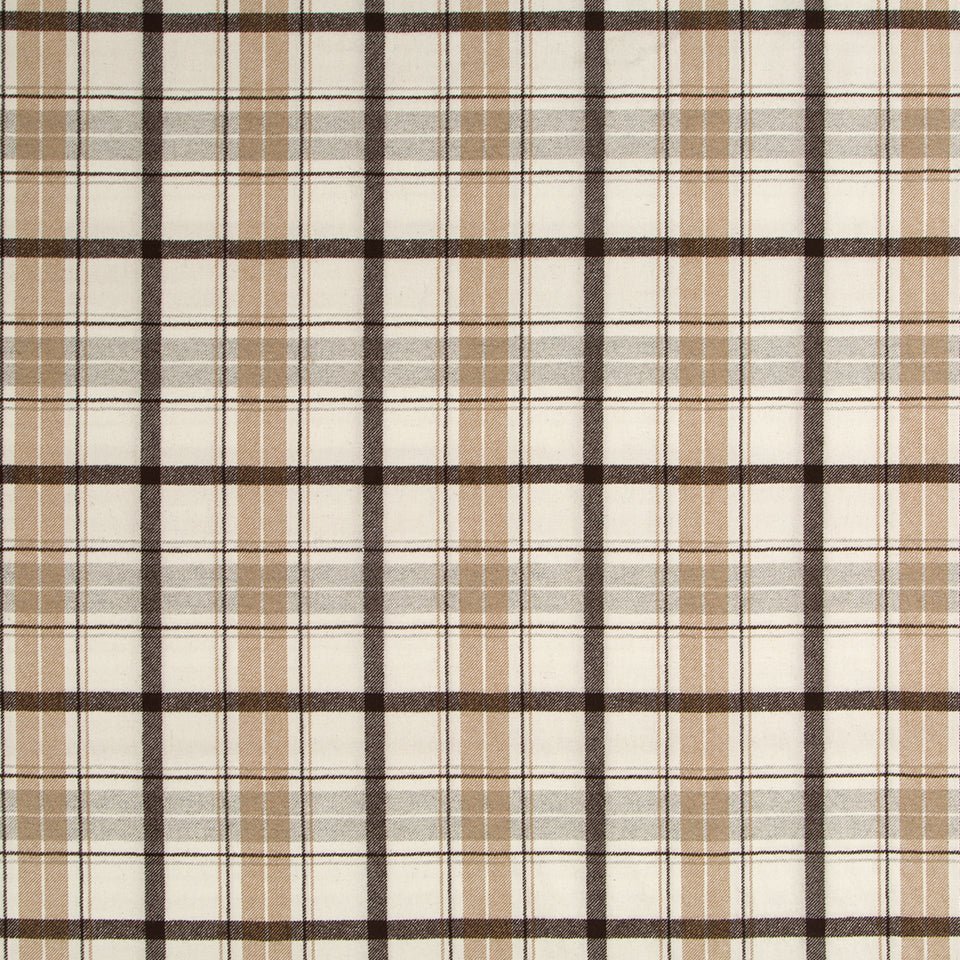 Plaid Affair | Carob - Upholstery - Fabric