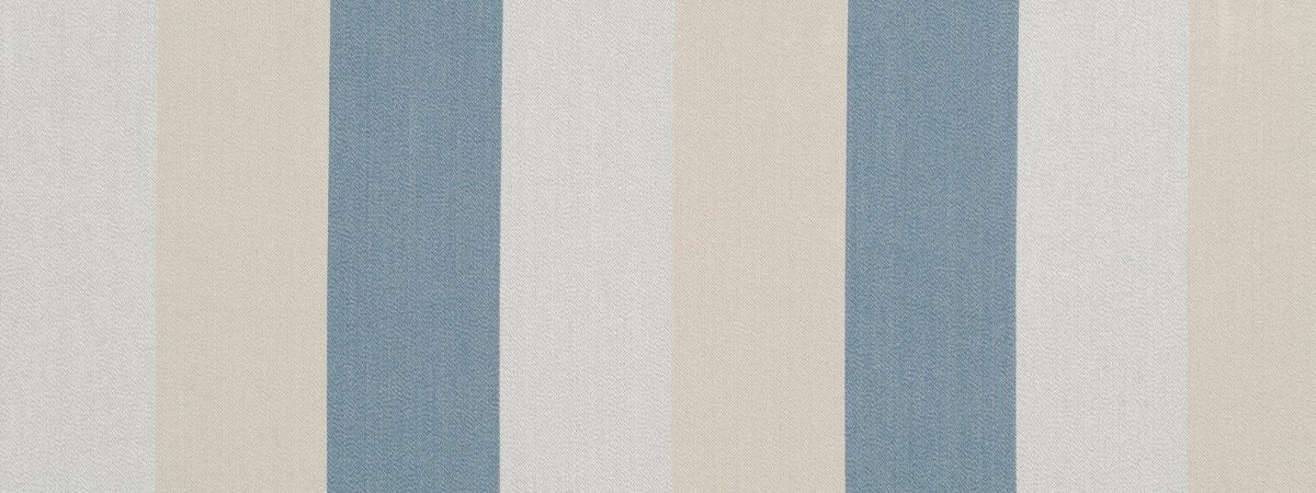 KABIR STRIPE | DENIM - Upholstery - Fabric