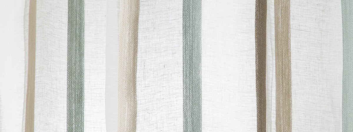 ASTOR STRIPE | SKY - Drapery - Fabric
