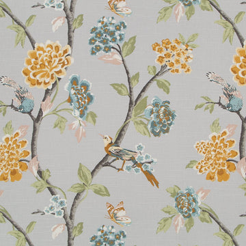 HELENE FLORAL | FRENCH GREY - Print - Fabric
