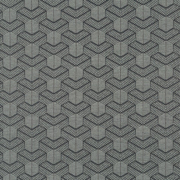 Carlo Geo | Graphite - Woven - Fabric
