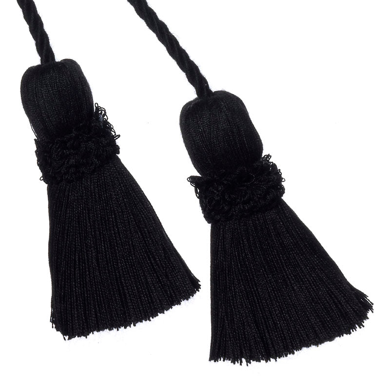 7313 | 12-BLACK - Tassel - Trim