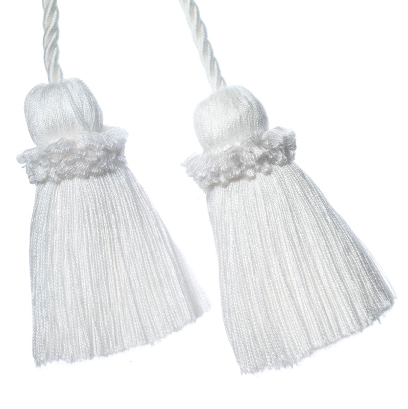 7313 | 18-WHITE - Tassel - Trim