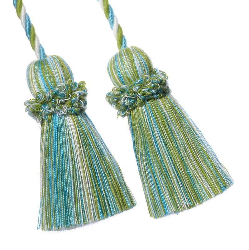 7314 | 601-AQUA/GREEN - Tassel - Trim
