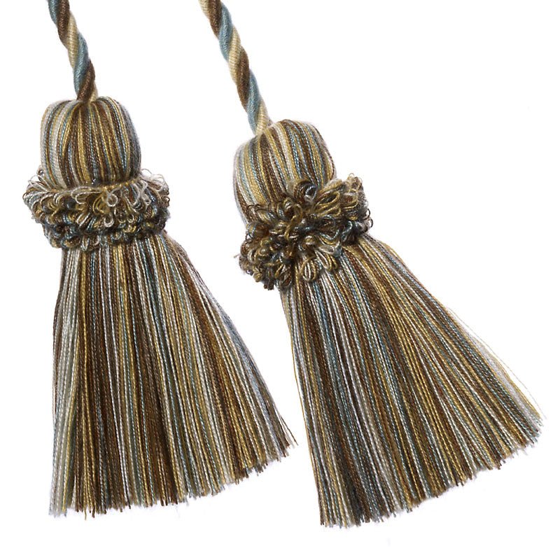 7314 | 680-AQUA/COCOA - Tassel - Trim