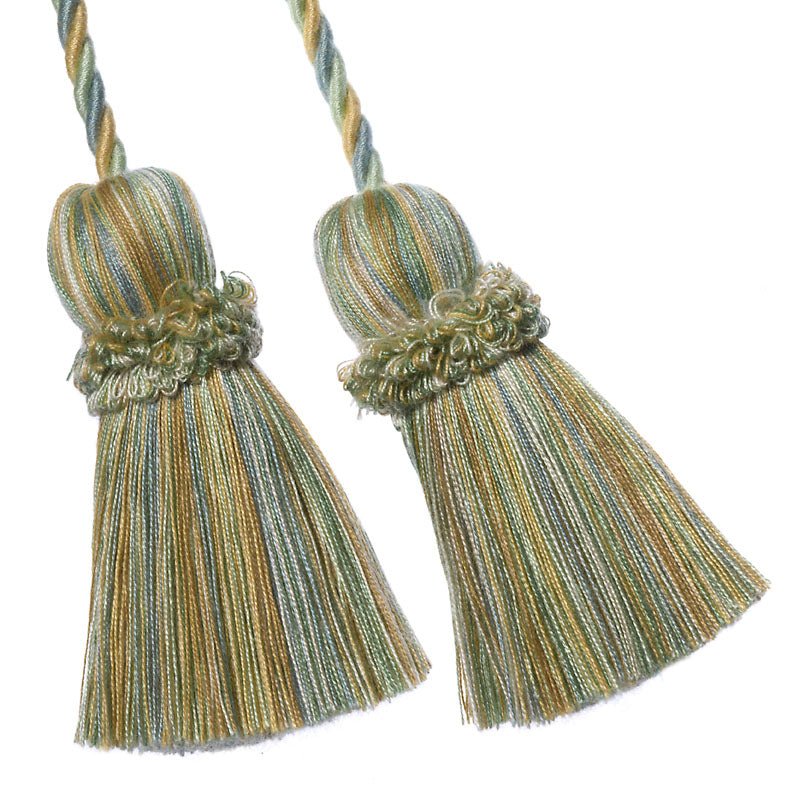 7314 | 693-NATURAL/AQU - Tassel - Trim