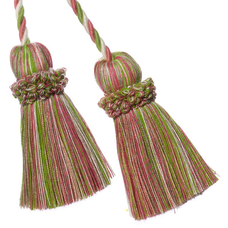 7314 | 700-PINK/GREEN - Tassel - Trim