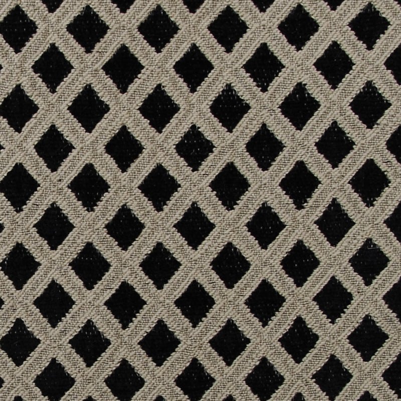 190079H | 698-BLACK/LINEN - Upholstery - Fabric