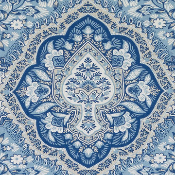 DE42569 | 5-BLUE - Print - Fabric