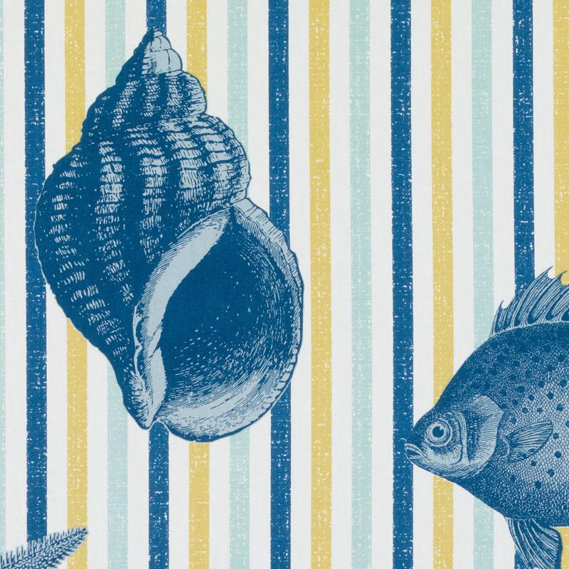 DE42605 | 542-BLUE/YELLOW - Print - Fabric