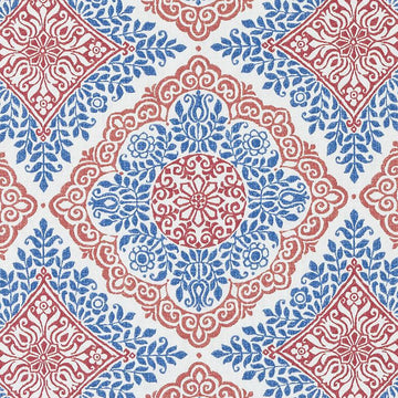 De42576 | 73-Red/Blue - Print - Fabric