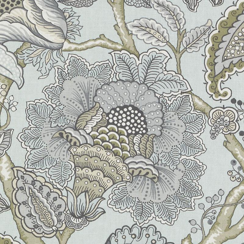 DE42580 | 28-SEAFOAM - Print - Fabric