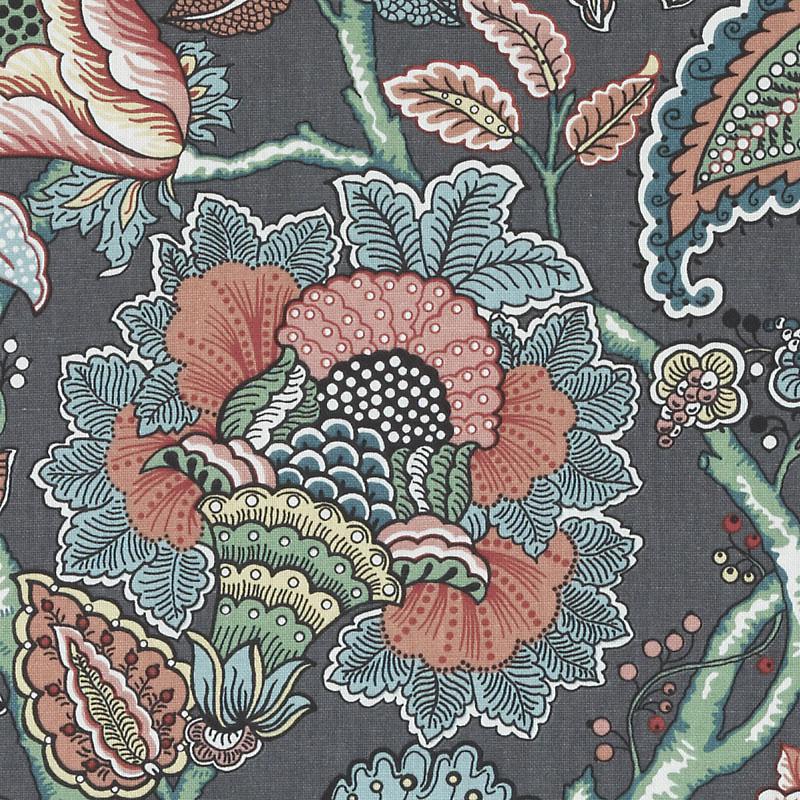 DE42580 | 79-CHARCOAL - Print - Fabric