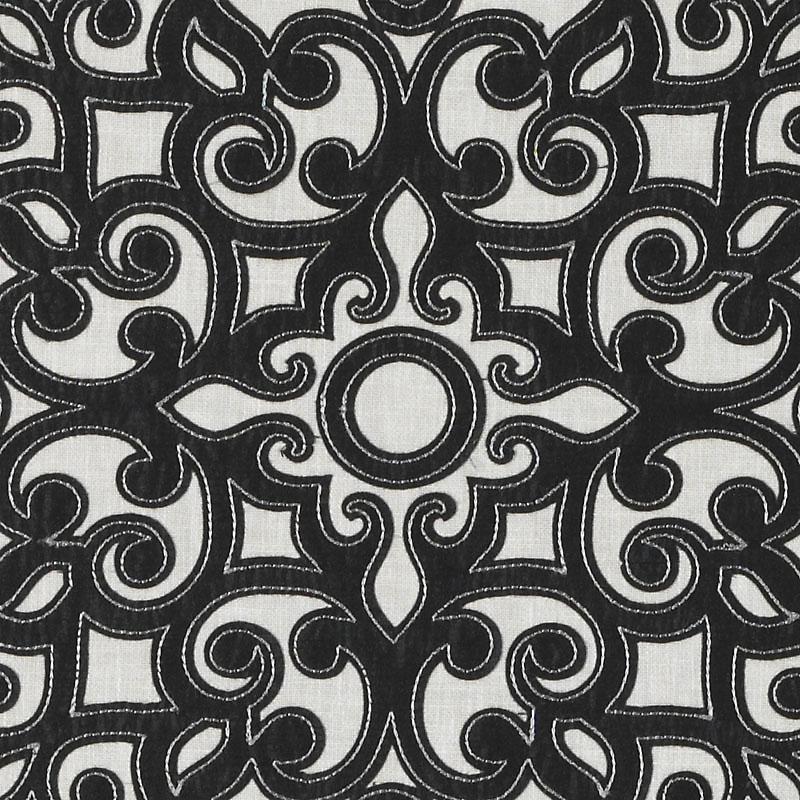 DA61417 | 698-BLACK/LINEN - Drapery - Fabric