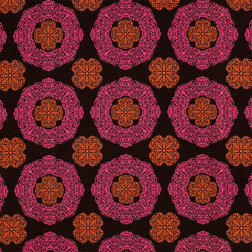 72080 | 703-PINK/BROWN - Print - Fabric