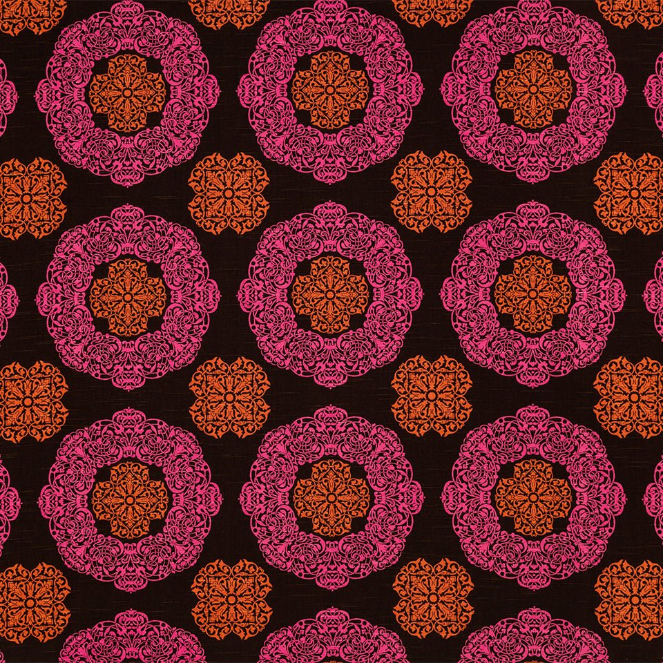 72080 | 703-PINK/BROWN - Print - Fabric