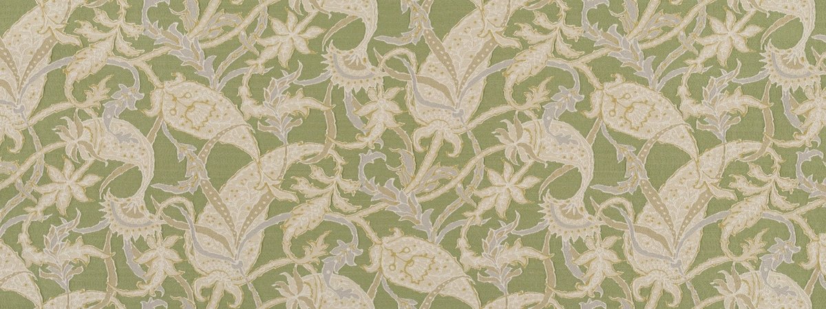 PAISLEY PETALS | LETTUCE - Upholstery - Fabric