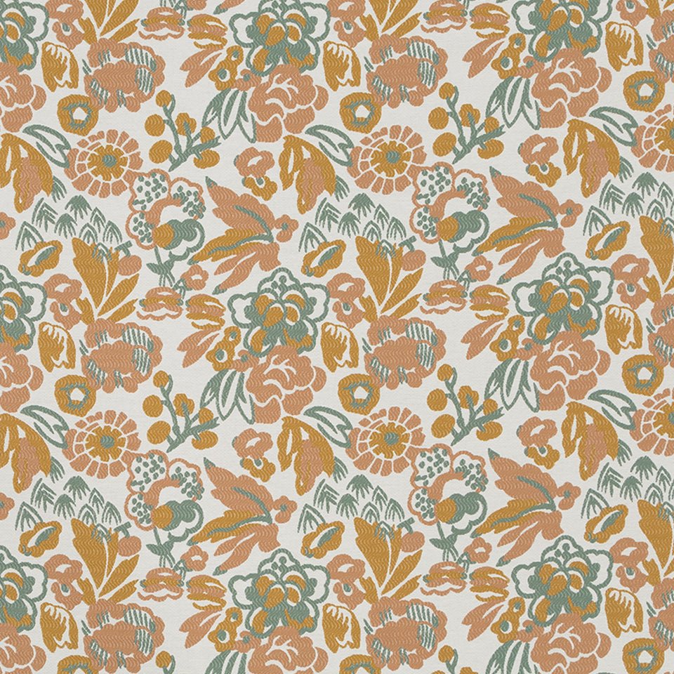 FOLK FLOURISH | BUTTERNUT - Upholstery - Fabric