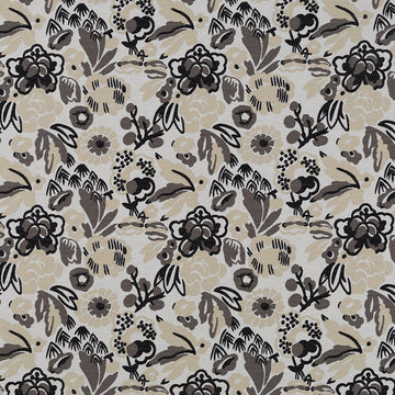 FOLK FLOURISH | OYSTER - Upholstery - Fabric