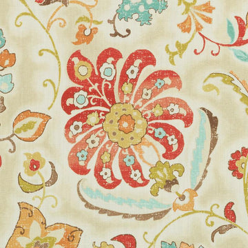 DP61724 | 761-PAPAYA/SAGE - Print - Fabric