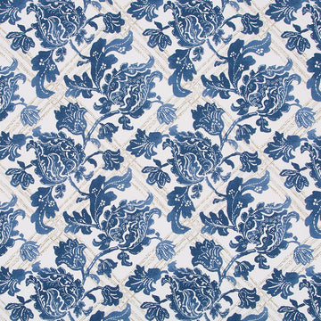 FLORAL LATTICE | INDIGO