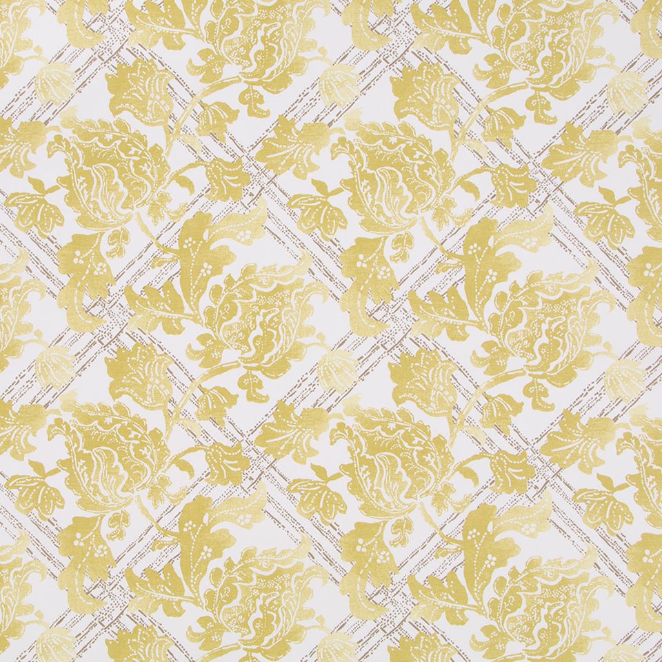FLORAL LATTICE | ZEST - Print - Fabric