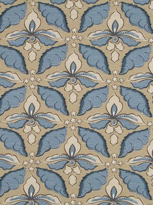 PAINTED DAMASK | INDIGO - Print - Fabric