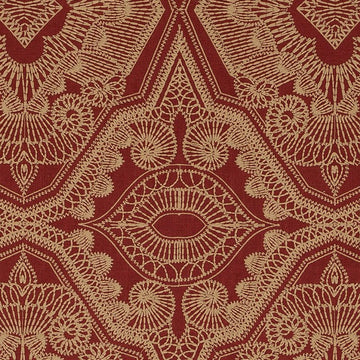 DA61646 | 9-RED - Drapery - Fabric