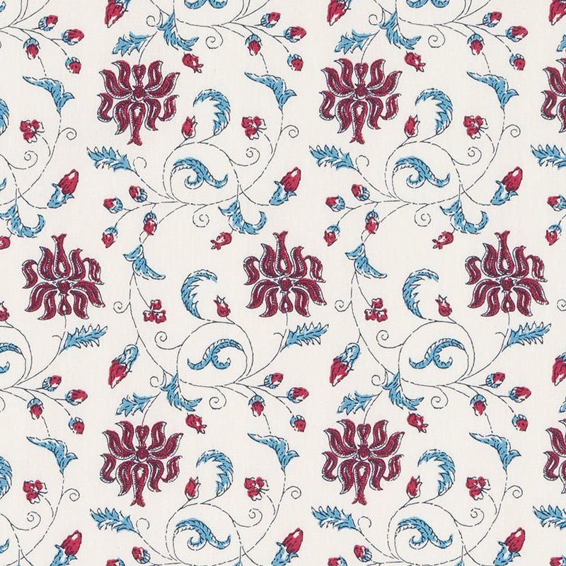 DE42665 | 73-RED/BLUE - Print - Fabric