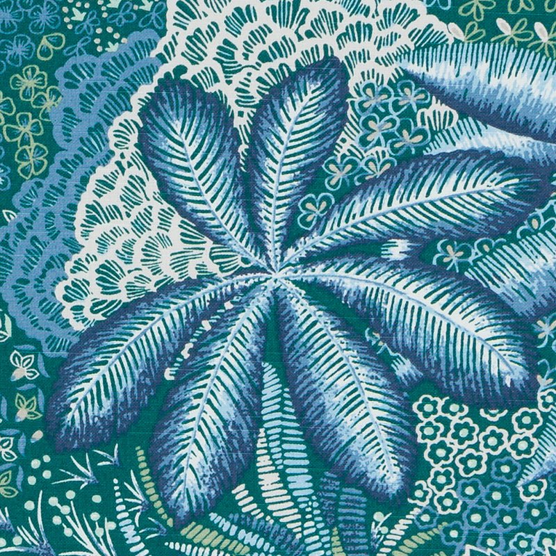 DE42669 | 58-EMERALD - Print - Fabric
