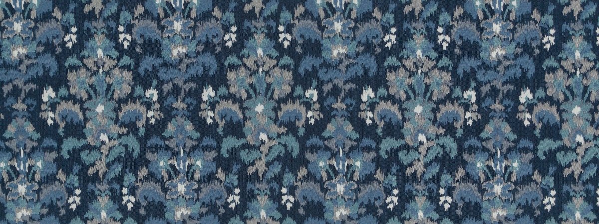 FINE IKAT RR BK | LAPIS - Woven - Fabric