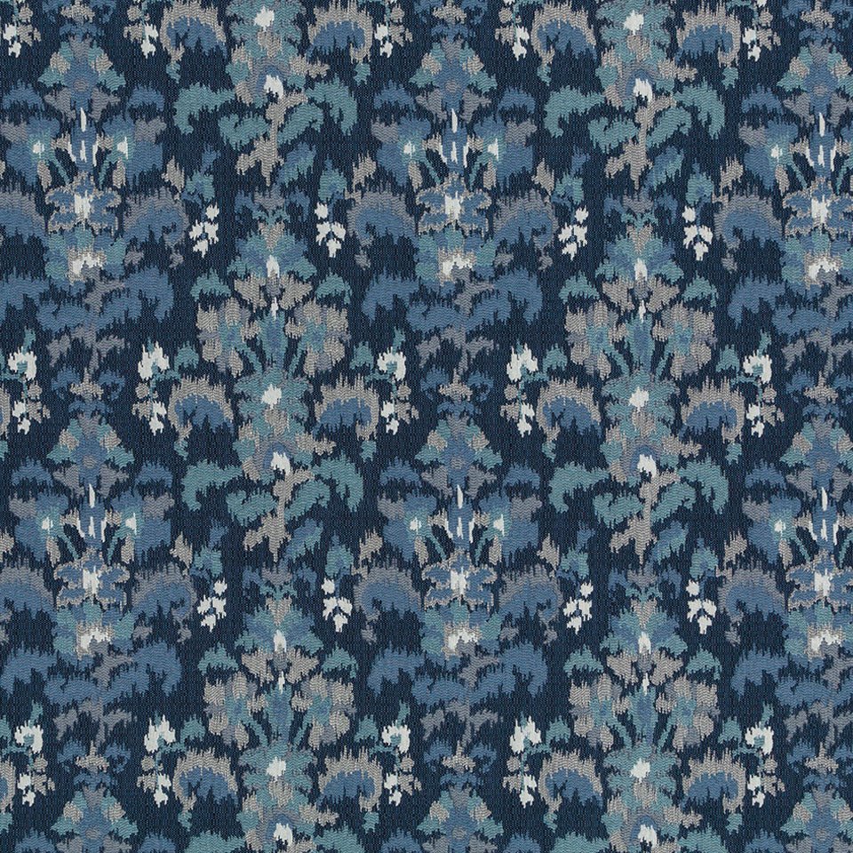 FINE IKAT RR BK | LAPIS - Woven - Fabric