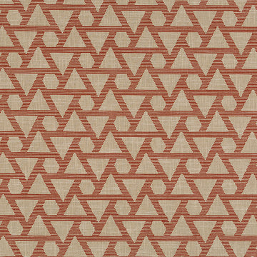 GEO STITCH | PERSIMMON