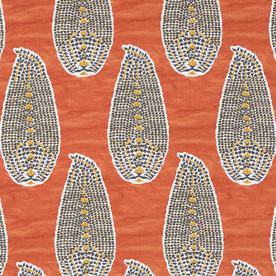 PAISLEY STAMP | PERSIMMON - Print - Fabric