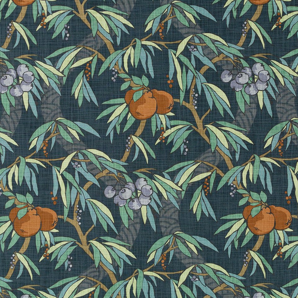 NOUVEAU FRUIT | GRAPHITE - Print - Fabric
